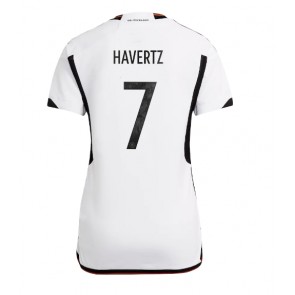 Německo Kai Havertz #7 Dámské Domácí Dres MS 2022 Krátký Rukáv